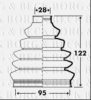 SAAB 5390638 Bellow, driveshaft